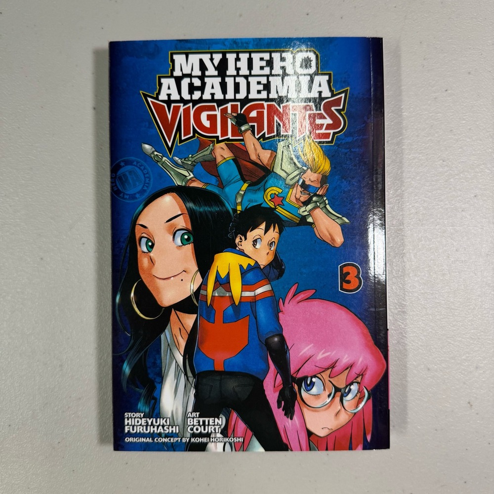 My Hero Academia Vigilantes Vol 3 Manga Hideyuki Furuhashi Betten Court MHA Book